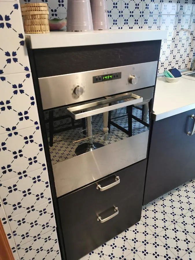 White & Blue House Apartment Chiavari